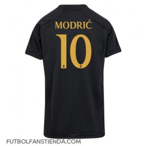 Real Madrid Luka Modric #10 Tercera Equipación Mujer 2023-24 Manga Corta